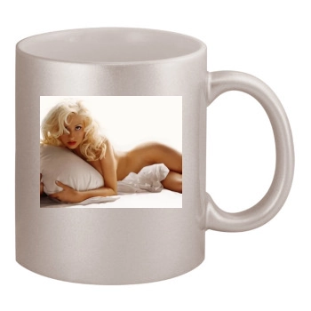 Christina Aguilera 11oz Metallic Silver Mug