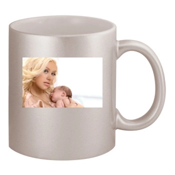 Christina Aguilera 11oz Metallic Silver Mug