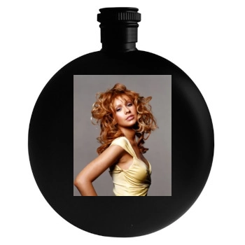 Christina Aguilera Round Flask