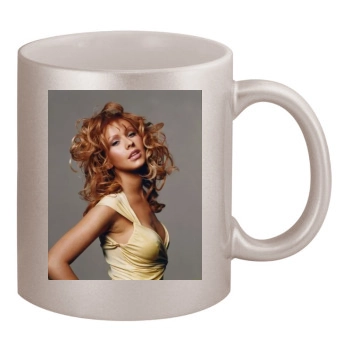 Christina Aguilera 11oz Metallic Silver Mug