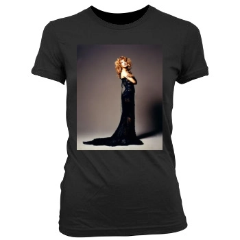 Christina Aguilera Women's Junior Cut Crewneck T-Shirt