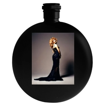 Christina Aguilera Round Flask