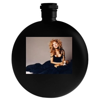 Christina Aguilera Round Flask