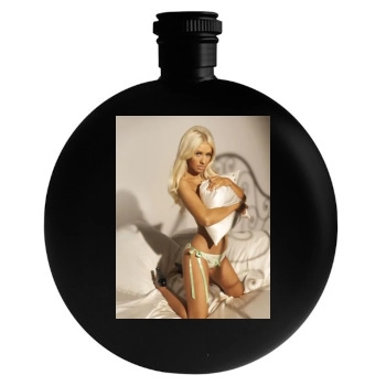 Christina Aguilera Round Flask