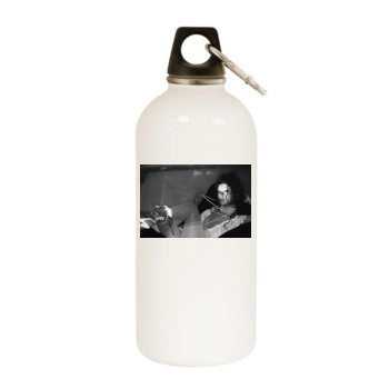 Christina Aguilera White Water Bottle With Carabiner