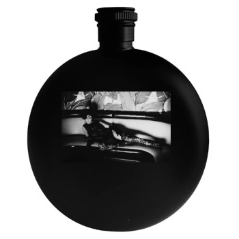 Christina Aguilera Round Flask