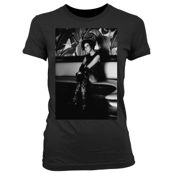 Christina Aguilera Women's Junior Cut Crewneck T-Shirt