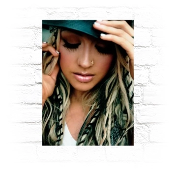 Christina Aguilera Metal Wall Art