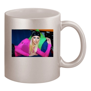 Christina Aguilera 11oz Metallic Silver Mug