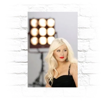 Christina Aguilera Metal Wall Art