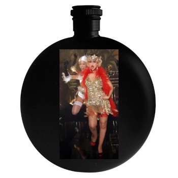 Christina Aguilera Round Flask