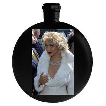 Christina Aguilera Round Flask