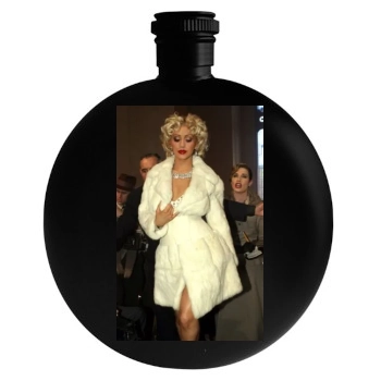 Christina Aguilera Round Flask