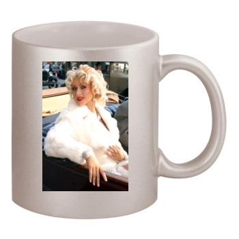 Christina Aguilera 11oz Metallic Silver Mug