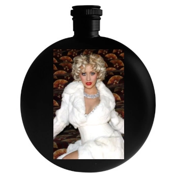 Christina Aguilera Round Flask