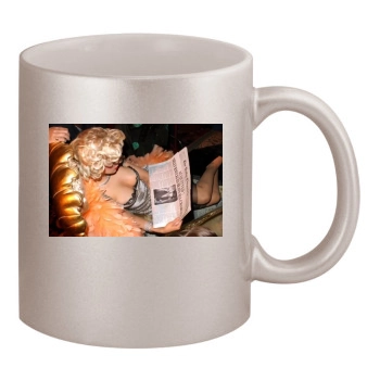 Christina Aguilera 11oz Metallic Silver Mug