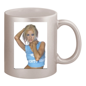 Christina Aguilera 11oz Metallic Silver Mug