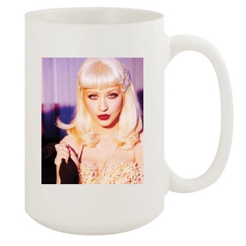 Christina Aguilera 15oz White Mug