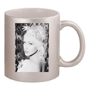 Christina Aguilera 11oz Metallic Silver Mug