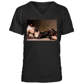 Christina Aguilera Men's V-Neck T-Shirt