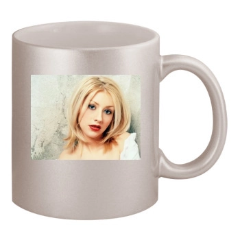 Christina Aguilera 11oz Metallic Silver Mug