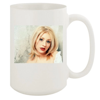 Christina Aguilera 15oz White Mug