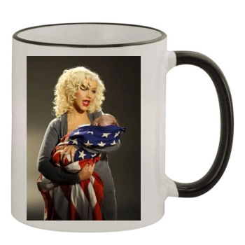 Christina Aguilera 11oz Colored Rim & Handle Mug