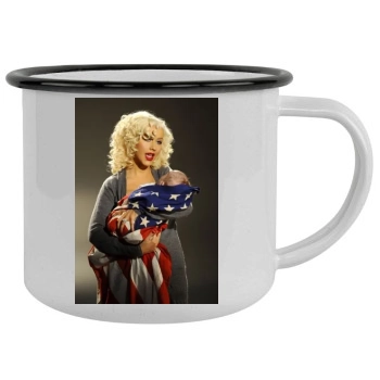 Christina Aguilera Camping Mug