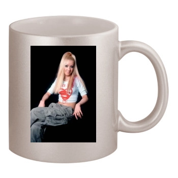 Christina Aguilera 11oz Metallic Silver Mug