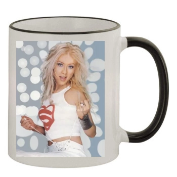 Christina Aguilera 11oz Colored Rim & Handle Mug