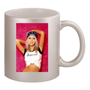 Christina Aguilera 11oz Metallic Silver Mug