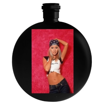 Christina Aguilera Round Flask