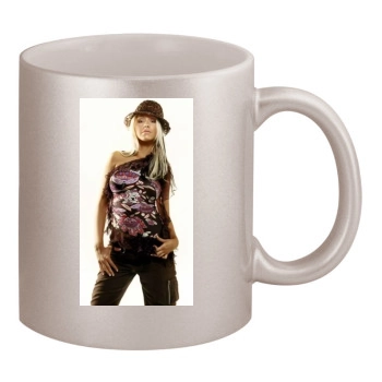 Christina Aguilera 11oz Metallic Silver Mug