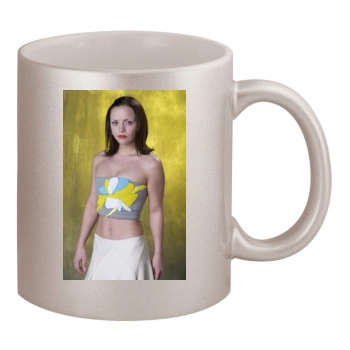 Christina Ricci 11oz Metallic Silver Mug