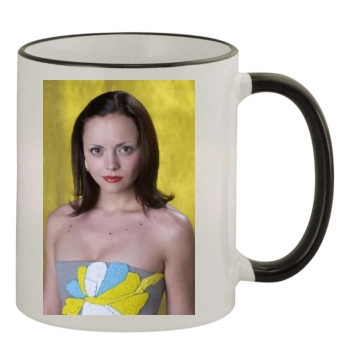 Christina Ricci 11oz Colored Rim & Handle Mug
