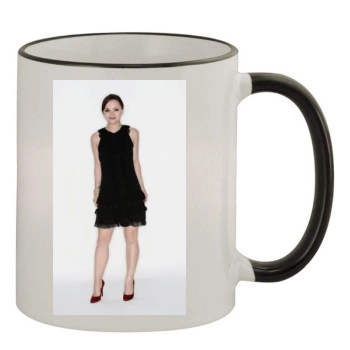 Christina Ricci 11oz Colored Rim & Handle Mug