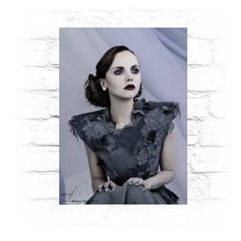 Christina Ricci Metal Wall Art