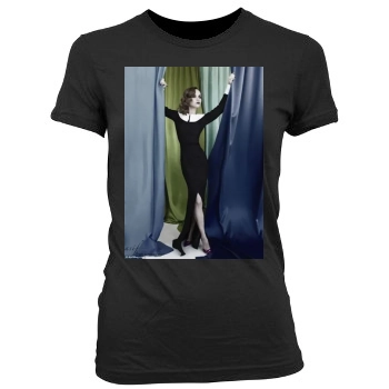 Christina Ricci Women's Junior Cut Crewneck T-Shirt