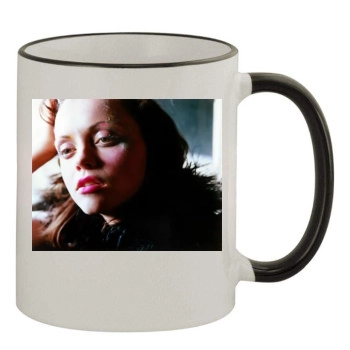 Christina Ricci 11oz Colored Rim & Handle Mug