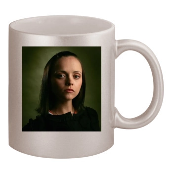 Christina Ricci 11oz Metallic Silver Mug