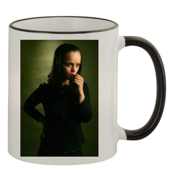 Christina Ricci 11oz Colored Rim & Handle Mug