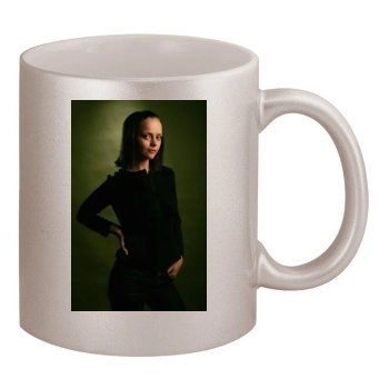 Christina Ricci 11oz Metallic Silver Mug