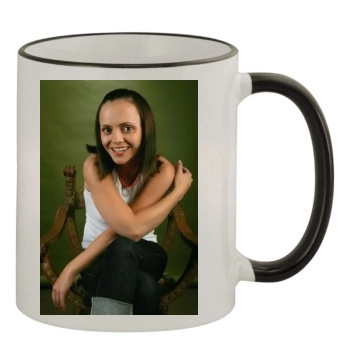 Christina Ricci 11oz Colored Rim & Handle Mug