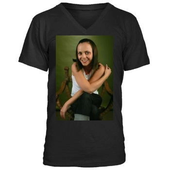 Christina Ricci Men's V-Neck T-Shirt