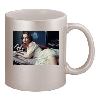 Christina Ricci 11oz Metallic Silver Mug