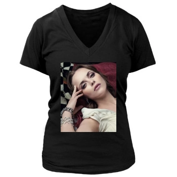 Christina Ricci Women's Deep V-Neck TShirt