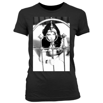 Christina Ricci Women's Junior Cut Crewneck T-Shirt