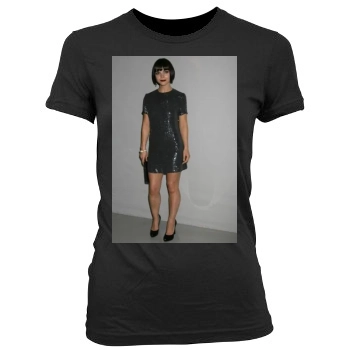 Christina Ricci Women's Junior Cut Crewneck T-Shirt