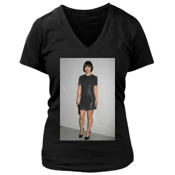 Christina Ricci Women's Deep V-Neck TShirt