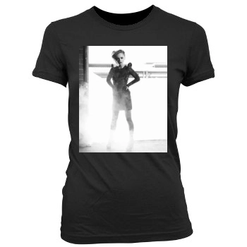 Christina Ricci Women's Junior Cut Crewneck T-Shirt